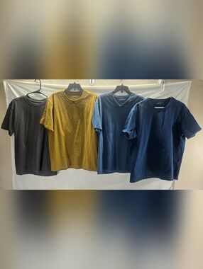 Lot of 4 American Giant Men's Size Large Short Sleeve T-shirts NWOT